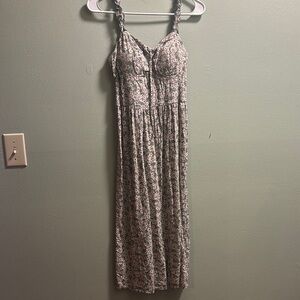AUW Green Floral Dress